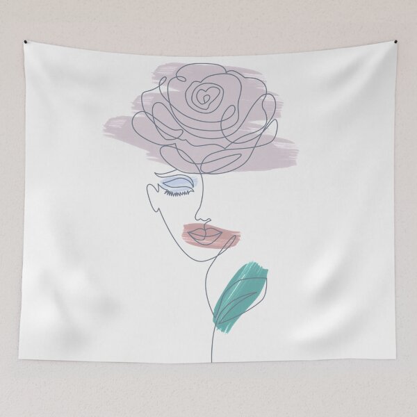 Item preview, rose girl designed and sold by AvotArt.