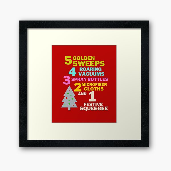 Item preview, 1 Festive Squeegee Funny Christmas Cleaning Humor designed and sold by SavvyCleaner.