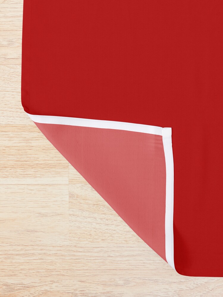 Alternate view of 1 Festive Squeegee Funny Christmas Cleaning Humor Shower Curtain