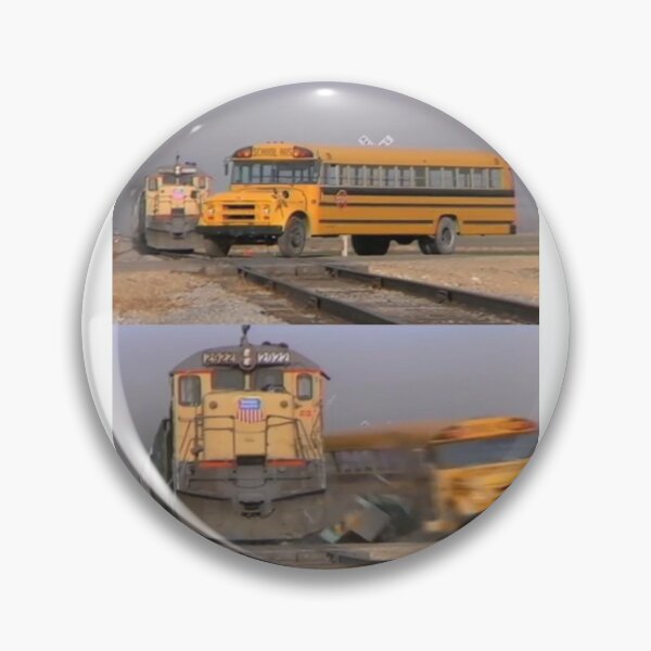 Item preview, Train Hitting Bus Meme designed and sold by digitul.