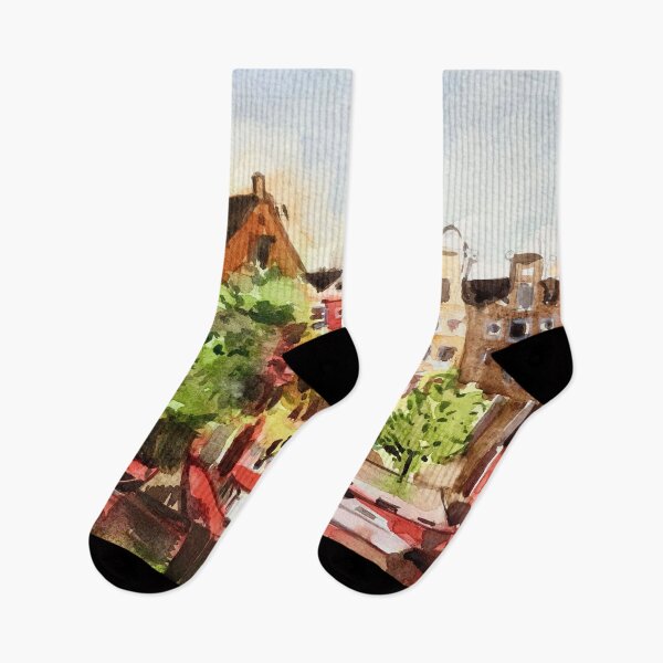 Item preview, Amsterdam Dutch Buildings Netherlands designed and sold by TheJoeyStudio.