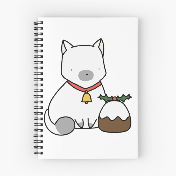 Item preview, Christmas Pudding White and Gray Cat designed and sold by nnetso.