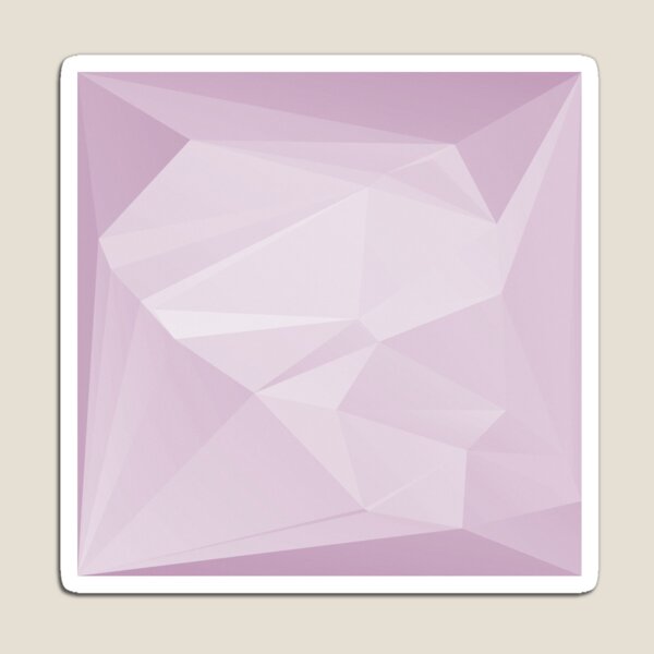 Item preview, Low Poly Polygonal Geometric Design Pink 03 designed and sold by PAPER MOON art & design.