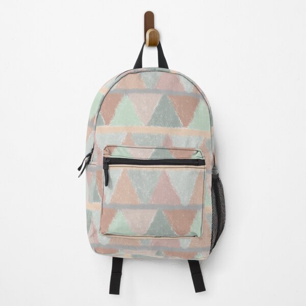 Item preview, Earth Tones Sketchy Chalk Triangle Pattern designed and sold by Cato99.