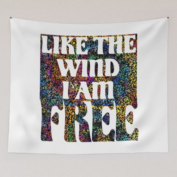 Item preview, Like The Wind I Am Free designed and sold by MaddFictional.