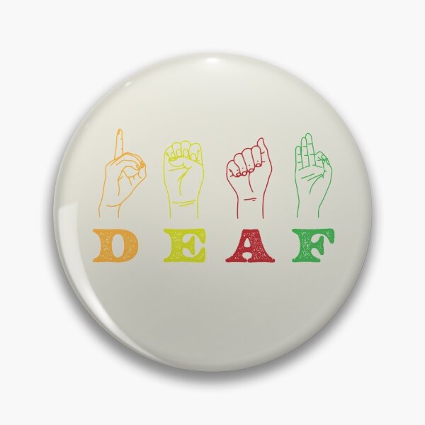 Item preview, Deaf Hearing Impaired Colorful designed and sold by Wanderwhimco.