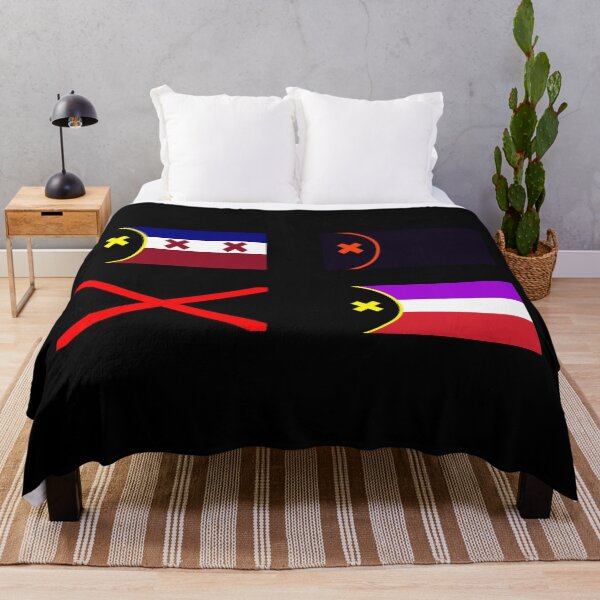 Item preview, L'Manberg and Manberg Flags (Dream SMP) Black designed and sold by artsydoodles.