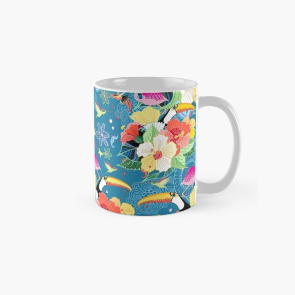 tropical pattern with birds Classic Mug