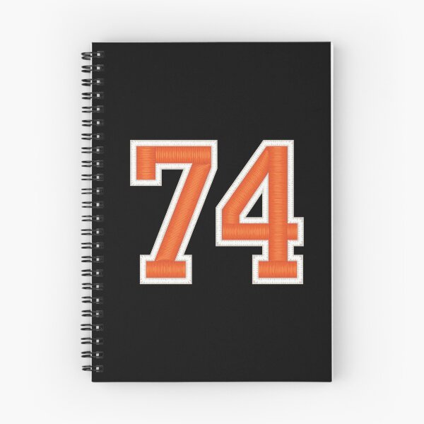 Item preview, Sports Number 74 Jersey seventy four Orange designed and sold by elhefe.