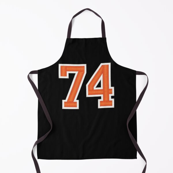 Item preview, Sports Number 74 Jersey seventy four Orange designed and sold by elhefe.