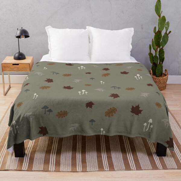 Item preview, Mushrooms and forest leaves designed and sold by PenseeVagabonde.