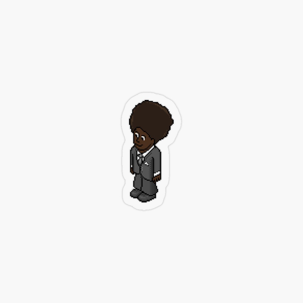 Habbo Hotel pools closed avatar Sticker