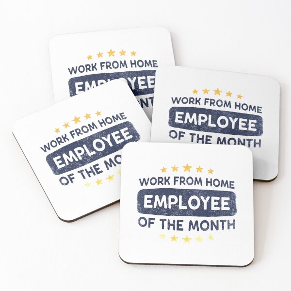 Item preview, Work From Home Employee Of The Month designed and sold by sundayshapes.