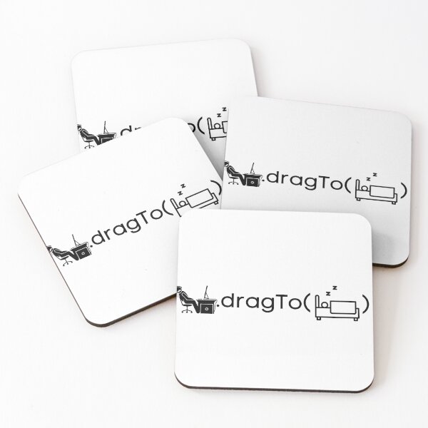 Item preview, Drag To Bed, Tired, Gamer, programmers, coder inspired design designed and sold by juicekey3.