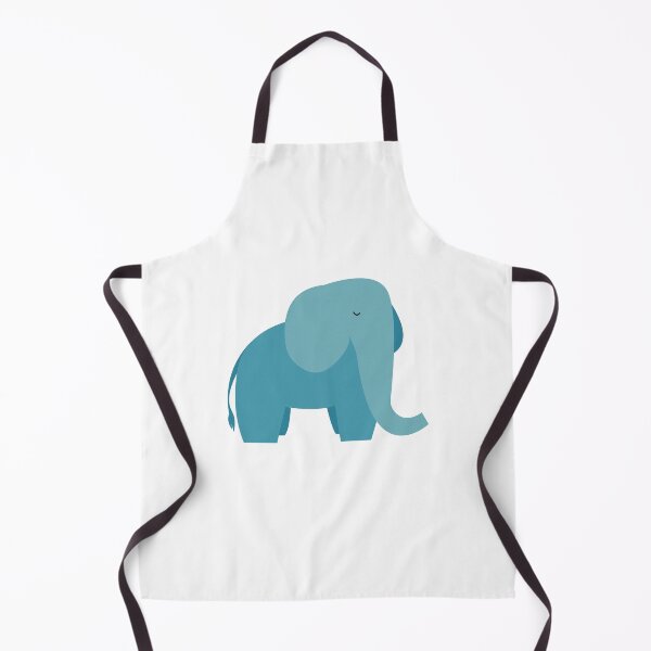 Item preview, Simple blue elephant designed and sold by vieno.