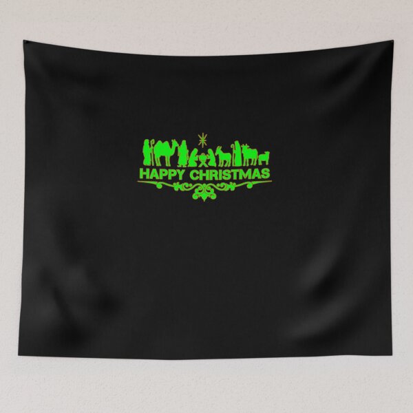 Item preview, Happy Christmas Holy Night Froliche Christmas Gift Shirt designed and sold by Dubbra.