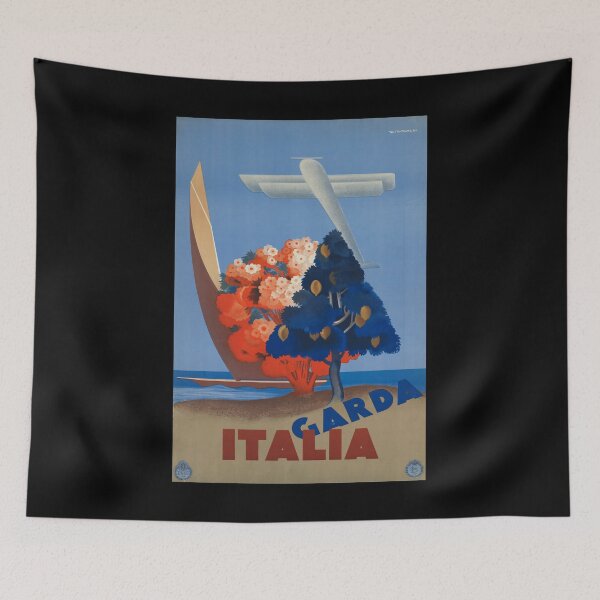 Item preview, retro classic ENIT Garda Italia poster designed and sold by CorasPosters.
