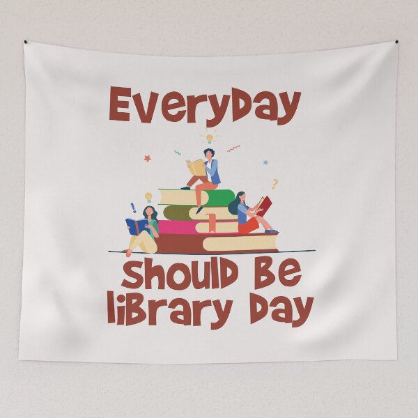 Item preview, everyday should be library day designed and sold by Hannah  Pillic.