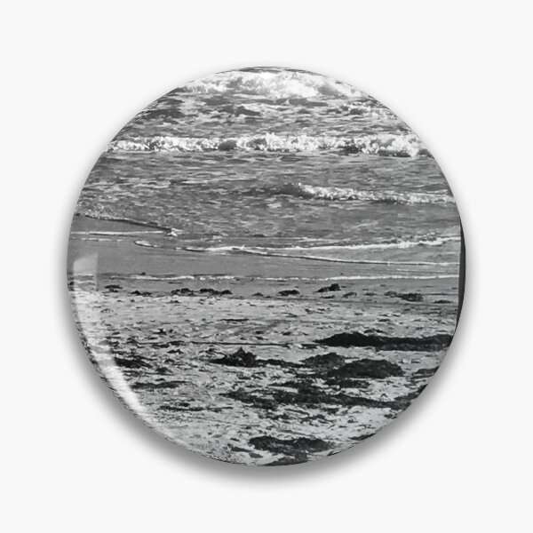 Item preview, dark black and white photo of the beach designed and sold by angeldarkling.