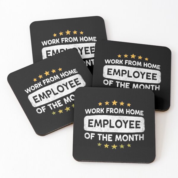 Item preview, Work From Home Employee Of The Month designed and sold by sundayshapes.
