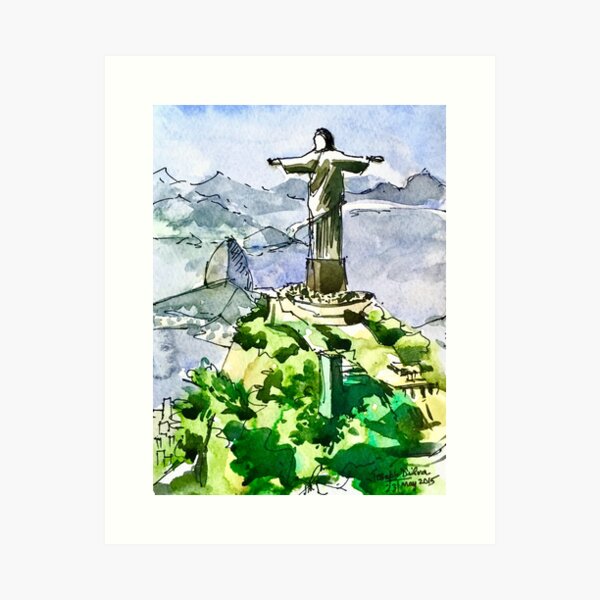 Item preview, Rio de Janeiro Brazil Christ the Redeemer designed and sold by TheJoeyStudio.