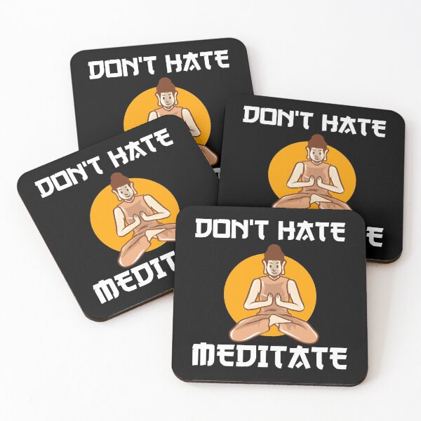 Item preview, Don't hate Meditate - Buddha Doing Yoga designed and sold by Lijo Jose.