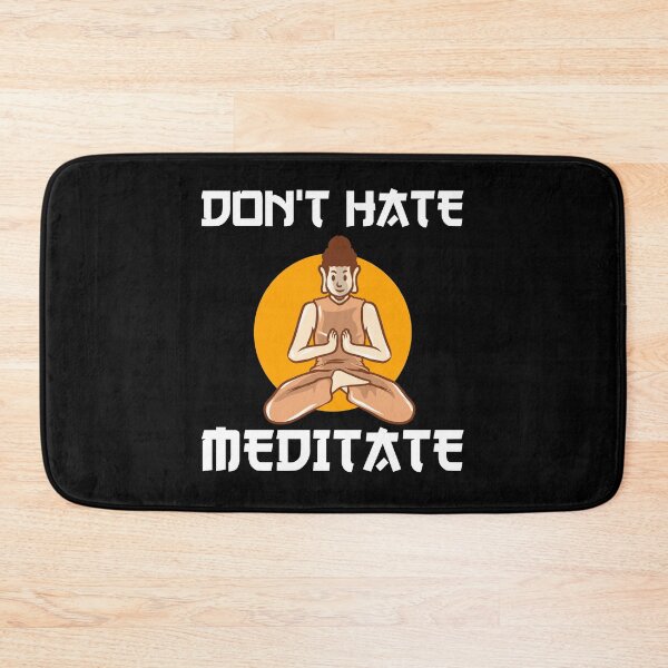 Item preview, Don't hate Meditate - Buddha Doing Yoga designed and sold by Lijo Jose.
