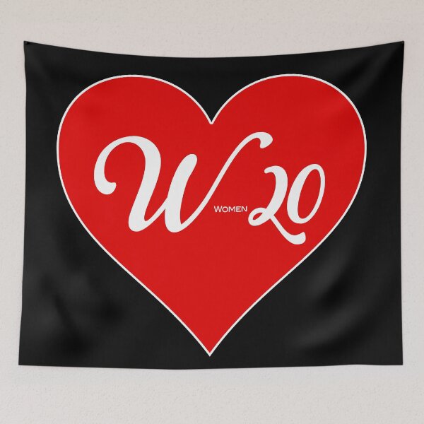 Item preview, Women 20 heart - black version designed and sold by Aura-E.
