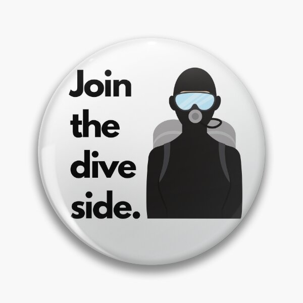 Item preview, Join the dive side -  Diver Funny Love Flag Open Ocean Aquaholic Muff Snorkeling Commercial dives Water Life Underwater Destination  designed and sold by CJCTEES.