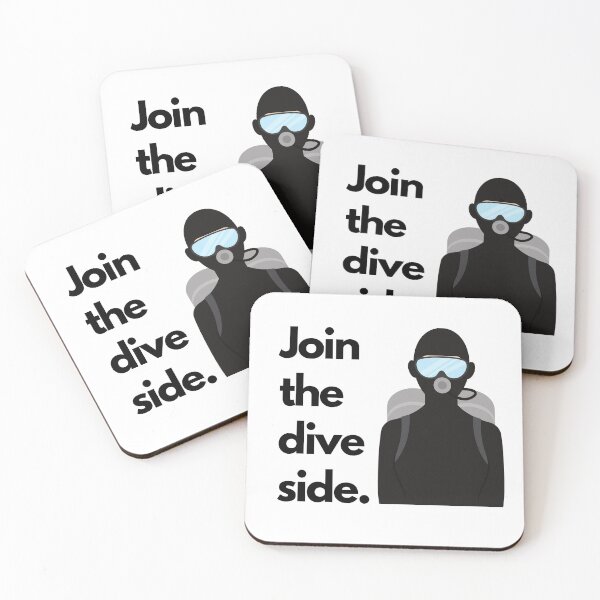 Item preview, Join the dive side -  Diver Funny Love Flag Open Ocean Aquaholic Muff Snorkeling Commercial dives Water Life Underwater Destination  designed and sold by CJCTEES.