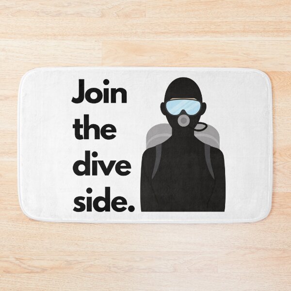 Item preview, Join the dive side -  Diver Funny Love Flag Open Ocean Aquaholic Muff Snorkeling Commercial dives Water Life Underwater Destination  designed and sold by CJCTEES.
