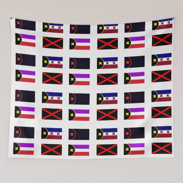 Item preview, L'Manberg and Manberg Flags (Dream SMP) Pattern designed and sold by artsydoodles.