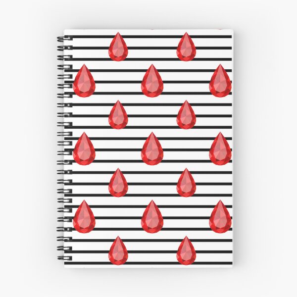 Item preview, It's Raining Rubies - on Black Stripes designed and sold by belly-e-luna.