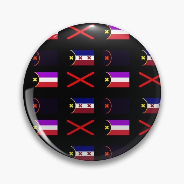 Item preview, L'Manberg and Manberg Flags (Dream SMP) Pattern Black designed and sold by artsydoodles.