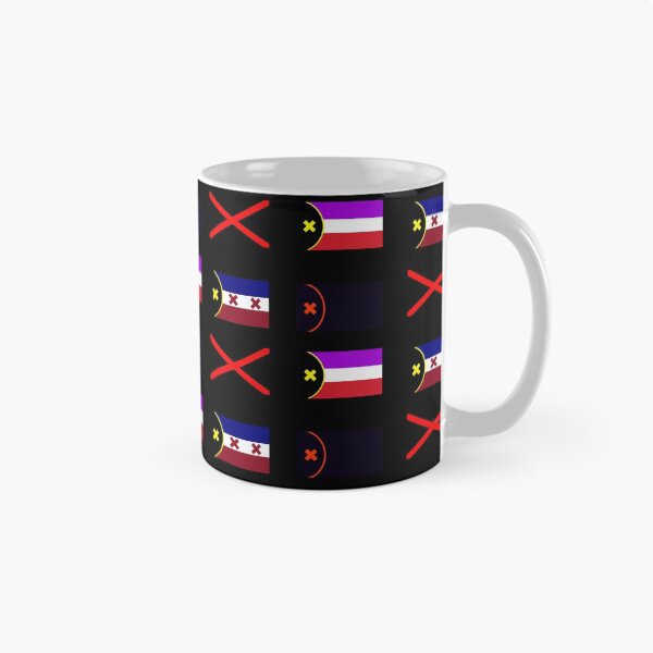 Aperçu de l'œuvre Drapeaux L'Manberg et Manberg (Dream SMP) Motif Noir créée et vendue par artsydoodles.