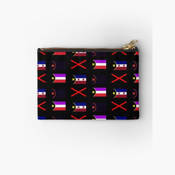 Item preview, L'Manberg and Manberg Flags (Dream SMP) Pattern Black designed and sold by artsydoodles.