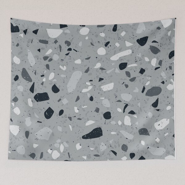 Item preview, Terrazzo Pattern in Light Grey and White designed and sold by thesnowwhyte.