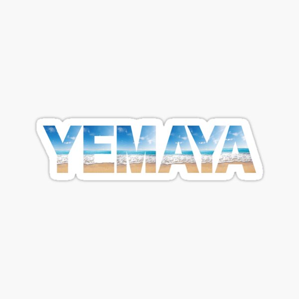 Yemaya Beach Sticker
