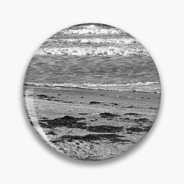 Item preview, black and white ocean waves photo designed and sold by angeldarkling.