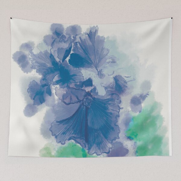Item preview, Iris in watercolour technique  designed and sold by Mashusha-art.