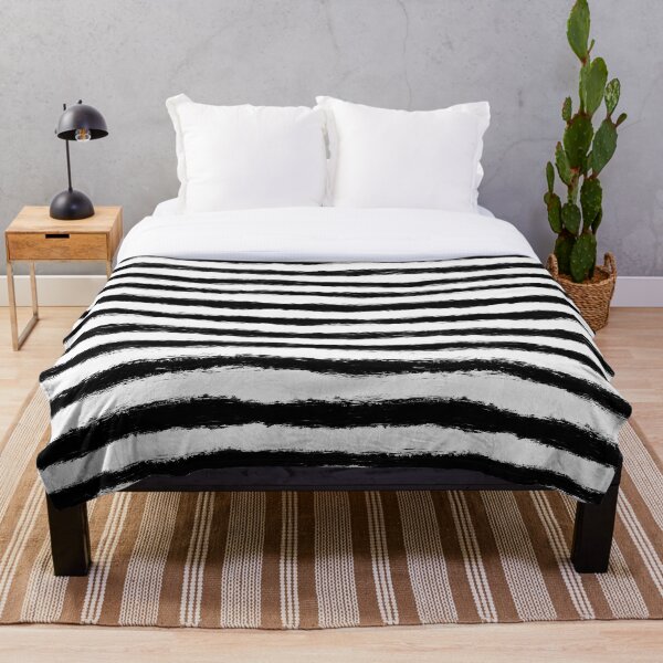 Item preview, Black and White Painted Stripes designed and sold by Cato99.