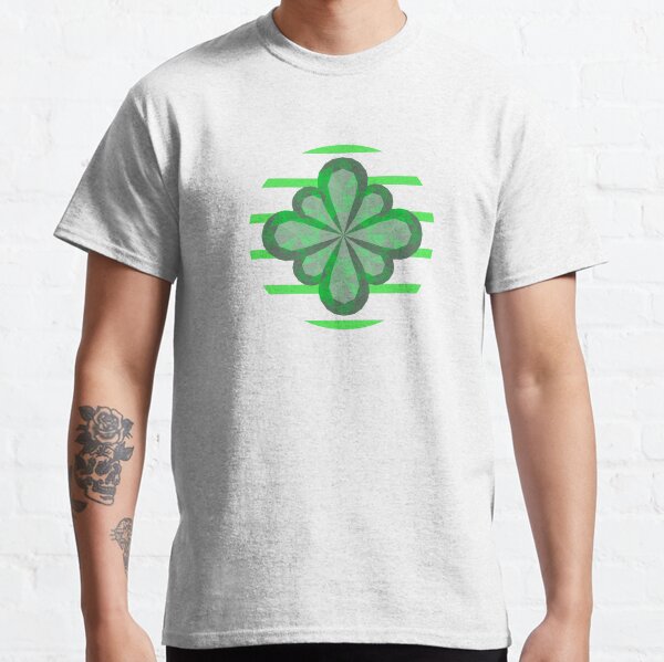 It's Raining Emeralds - on Green Stripes Classic T-Shirt