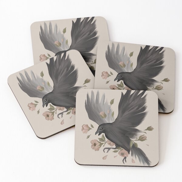 Item preview, Floral Raven designed and sold by themadelinerock.