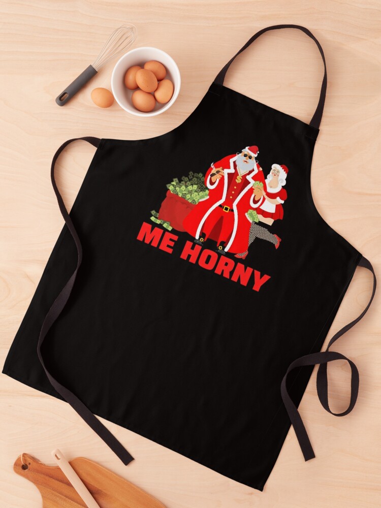 Mrs Claus Aprons Sexy Funny Digital Printed Mrs Claus Apron For