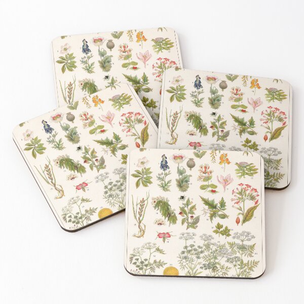 Item preview, Adolphe Millot - Plantes vénéneuses - French vintage botanical illustration designed and sold by DejaVuStudio.