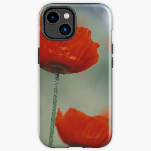 Poppies in the field iPhone Tough Case