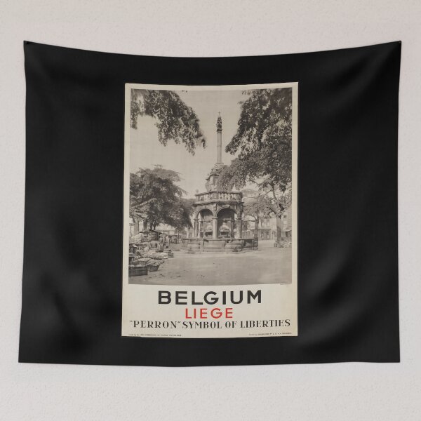 Item preview, retro classic Belgium Liege poster designed and sold by CorasPosters.