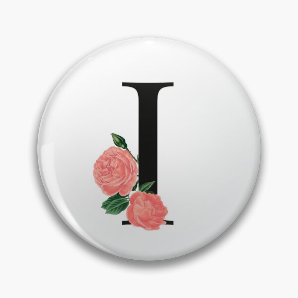 Item preview, Letter I floral rose, I letter designed and sold by asdesignstudio.