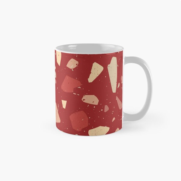 Item preview, Patrón de terrazo rojo brillante designed and sold by thesnowwhyte.