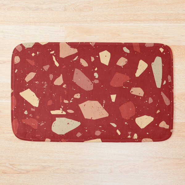 Item preview, Bright Red Terrazzo Pattern designed and sold by thesnowwhyte.